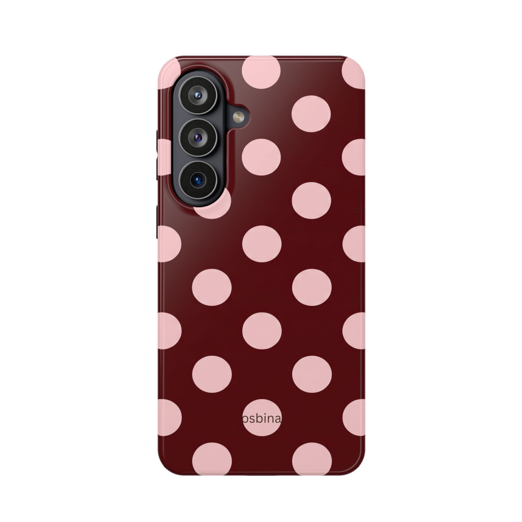 osbina | MagSafe | Oxblood Dot Designer Case