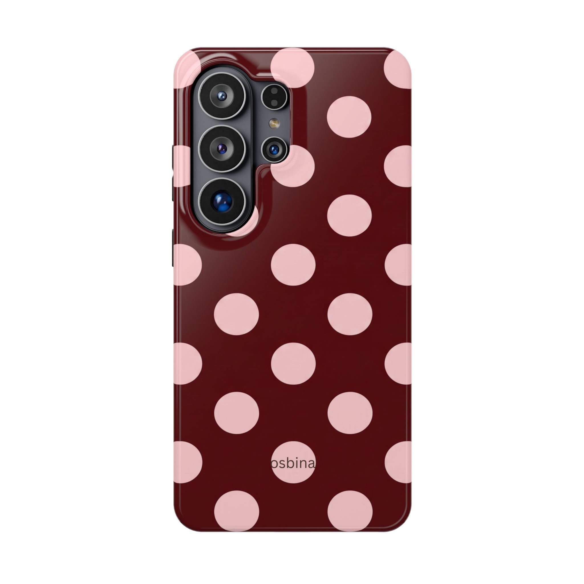 osbina | MagSafe | Oxblood Dot Designer Case