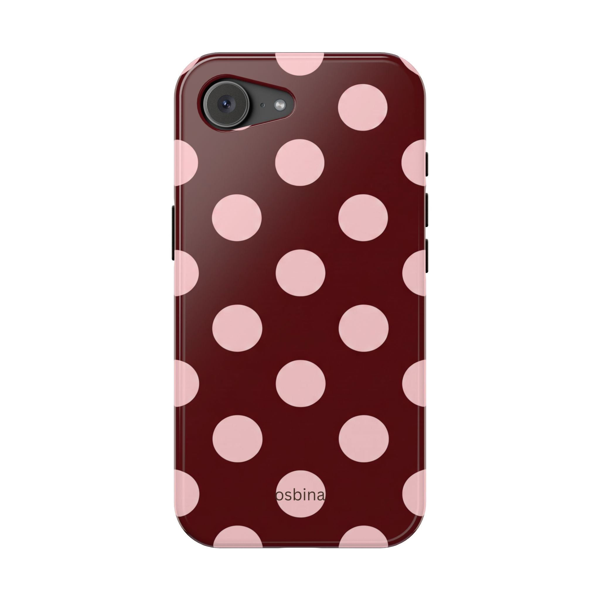 osbina | MagSafe | Oxblood Dot Designer Case