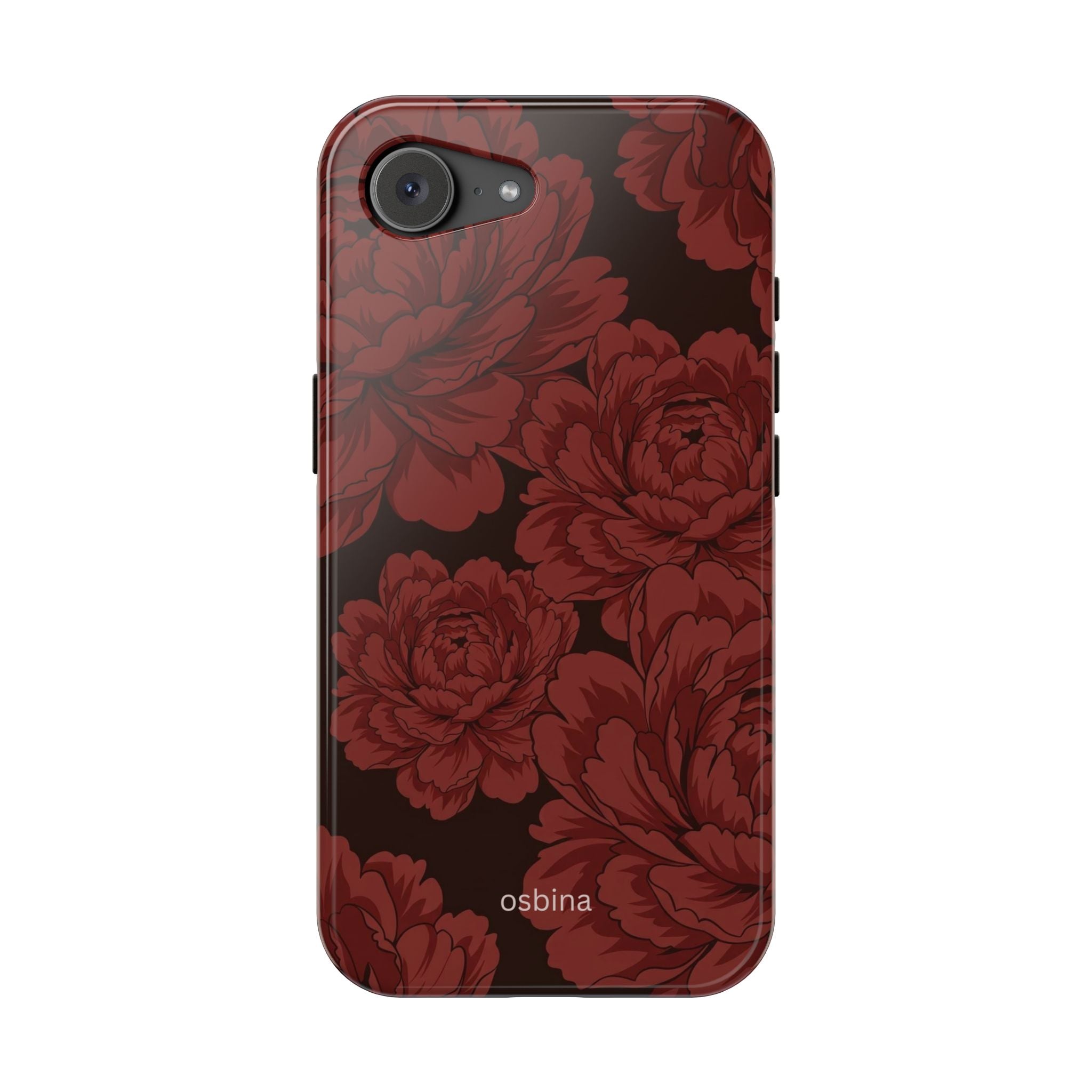 osbina | Oxblood Peony Designer Case