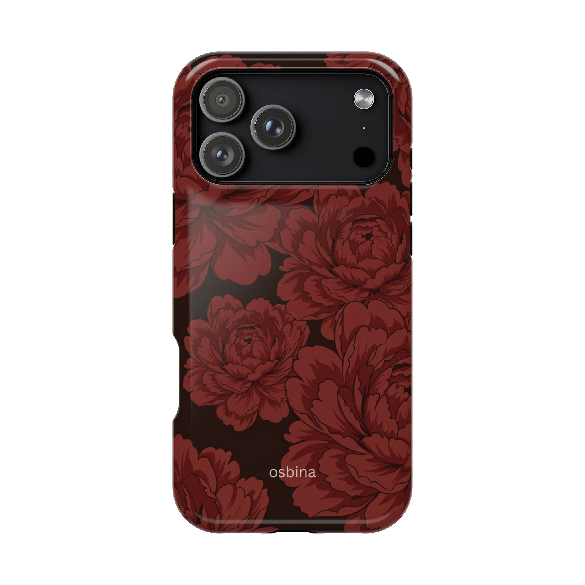 osbina | MagSafe | Oxblood Peony Designer Case
