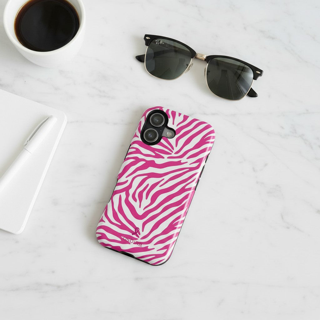YAYOU The Pink Zebra Designer Case | osbina