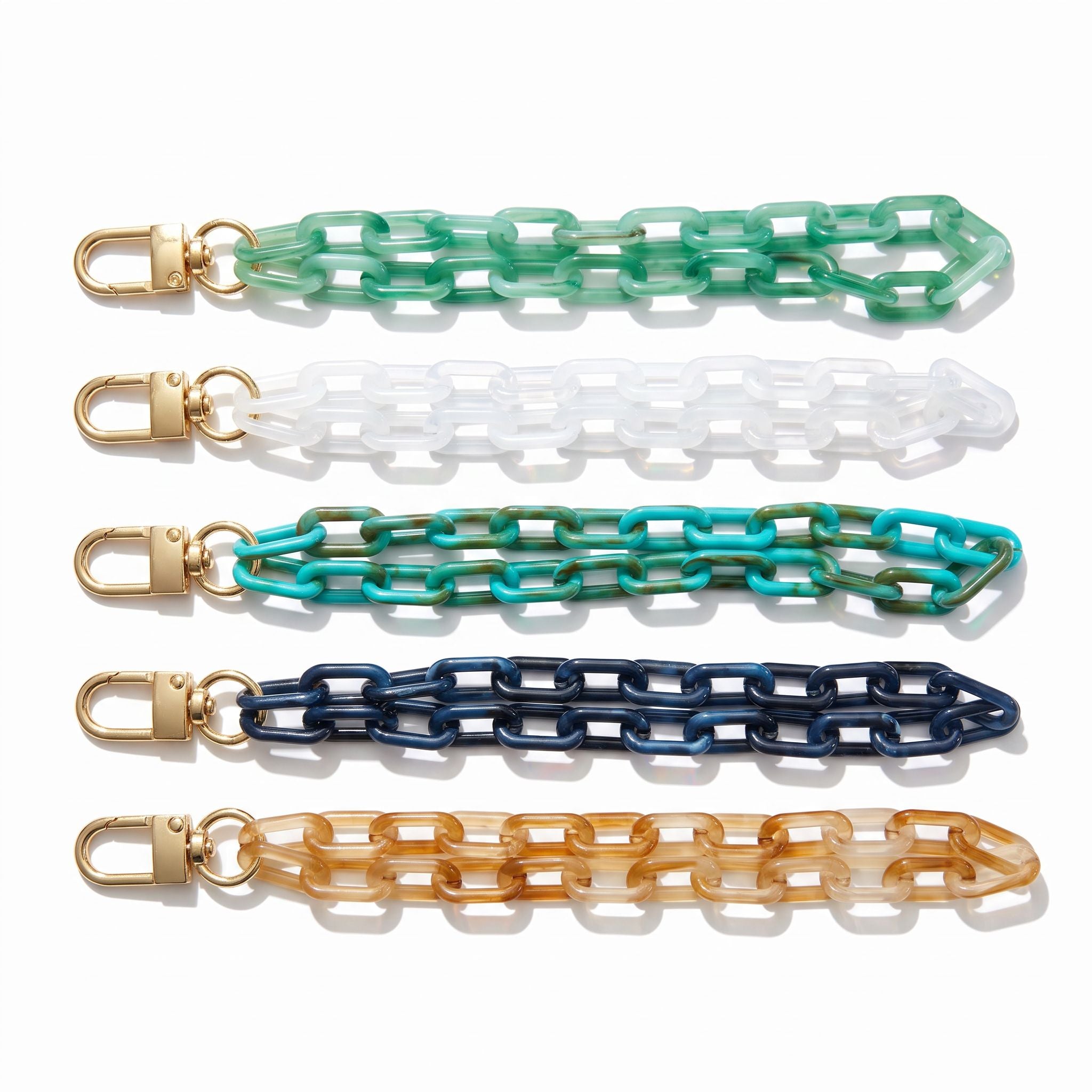 osbina Signature Resin Chain Wrist Straps