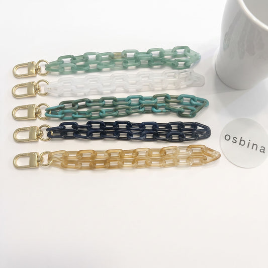 osbina Signature Resin Chain Wrist Straps
