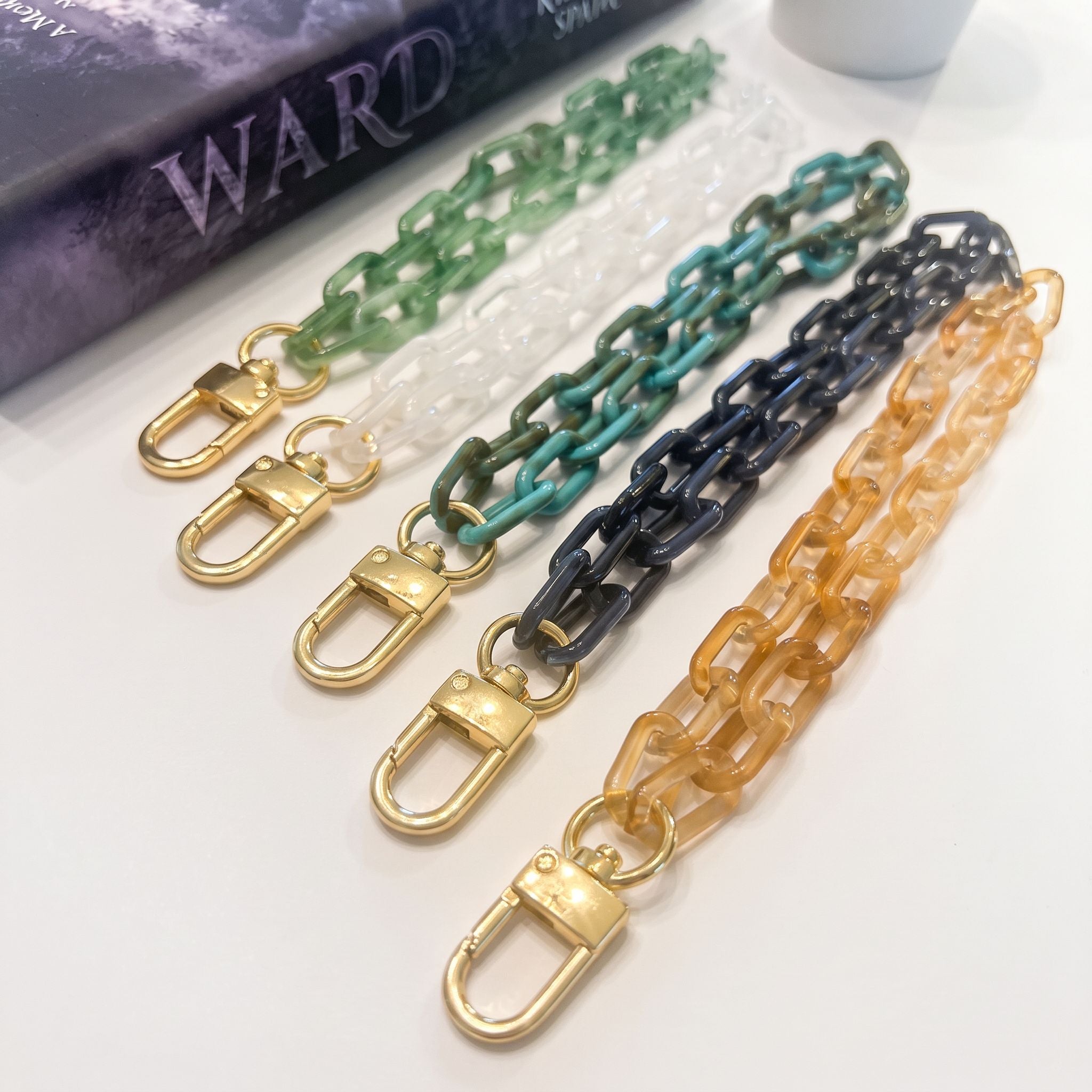 osbina Signature Resin Chain Wrist Straps