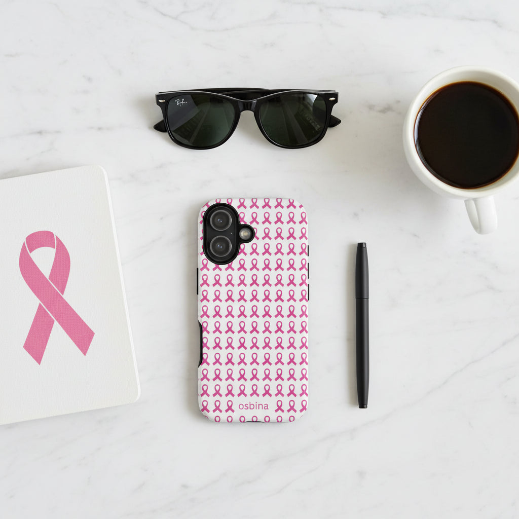 YAYOU Side by Side Pink Ribbon Designer Case | osbina