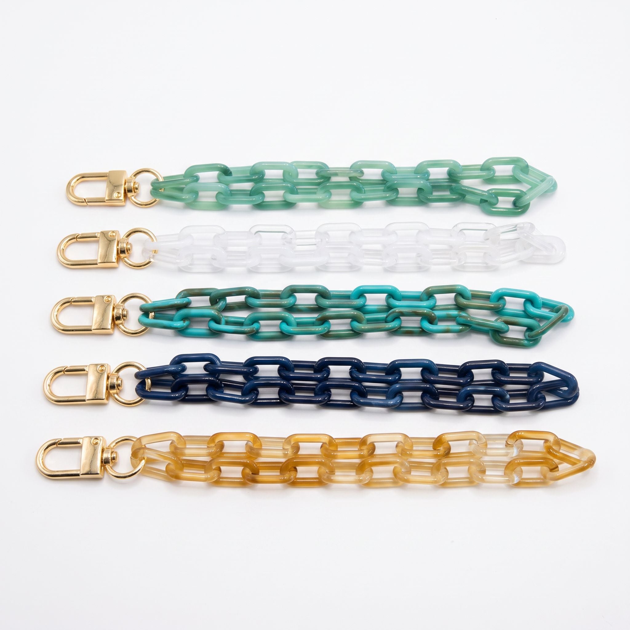osbina Signature Resin Chain Wrist Straps
