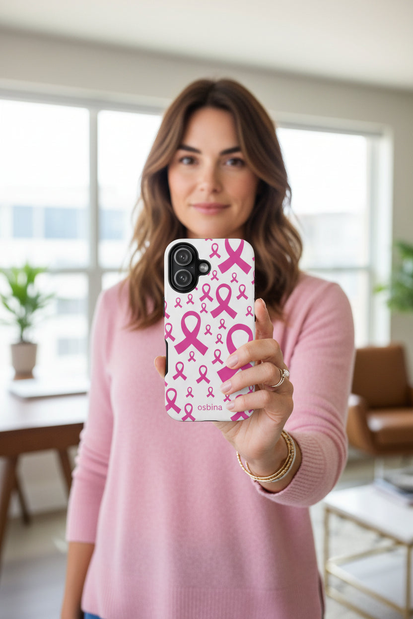 YAYOU MagSafe for iPhone | Strength in Ribbons Designer Case | osbina