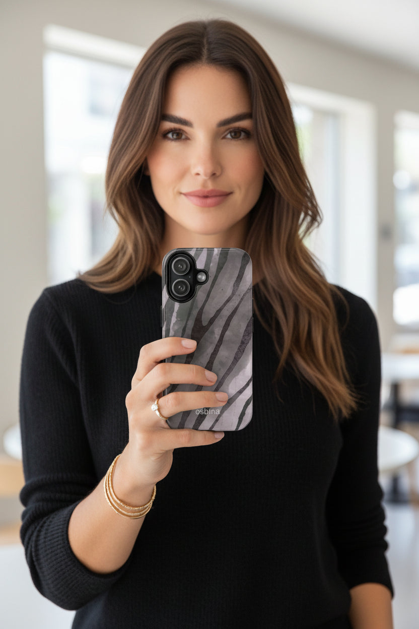osbina | MagSafe for iPhone | Stripes on Point Designer Case