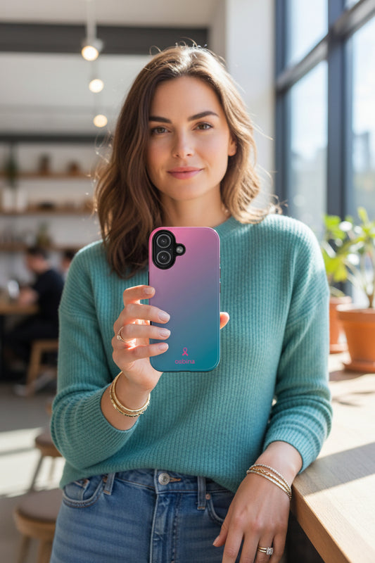 YAYOU Teal Horizon Designer Case | osbina