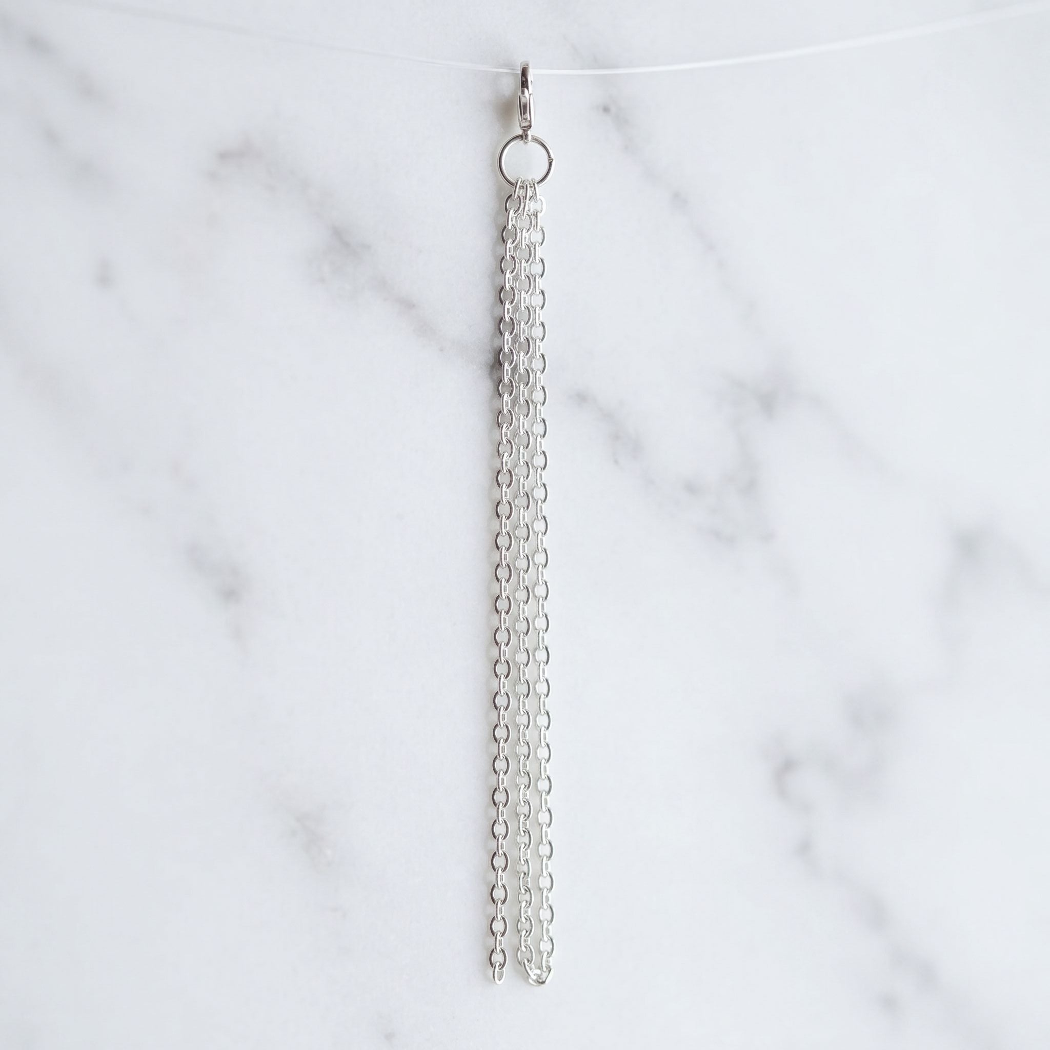 The Refined - Silver Chain Charm