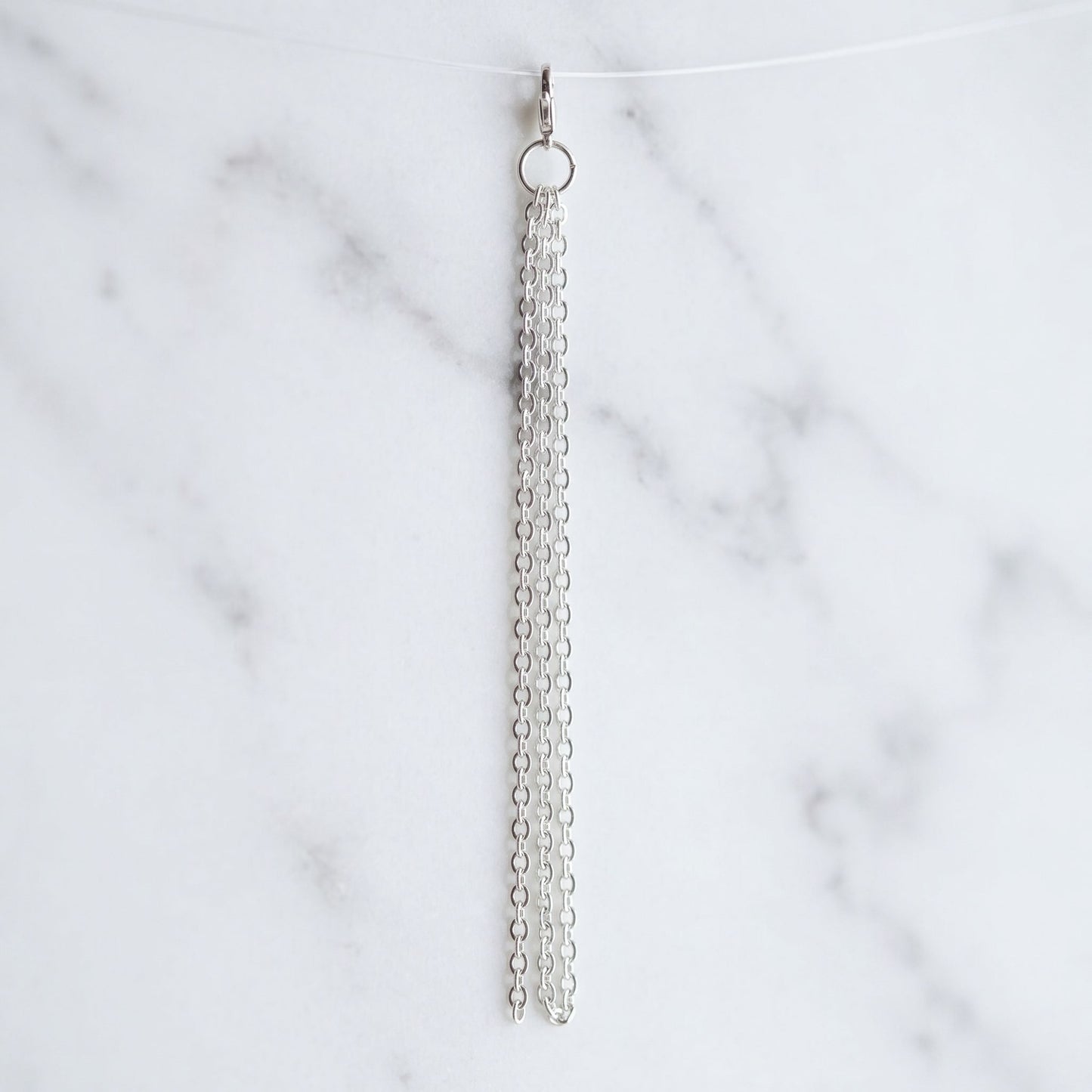 The Refined - Silver Chain Charm