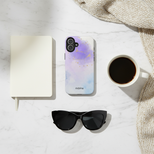 Celestial Shimmer Flat Lay - Knit Scarf Styled