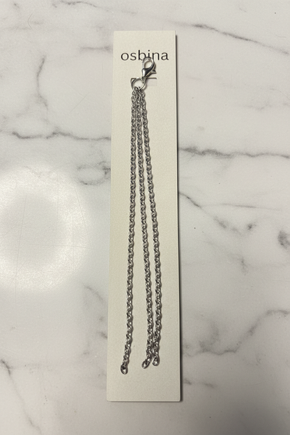Chain Charm Card on Marble