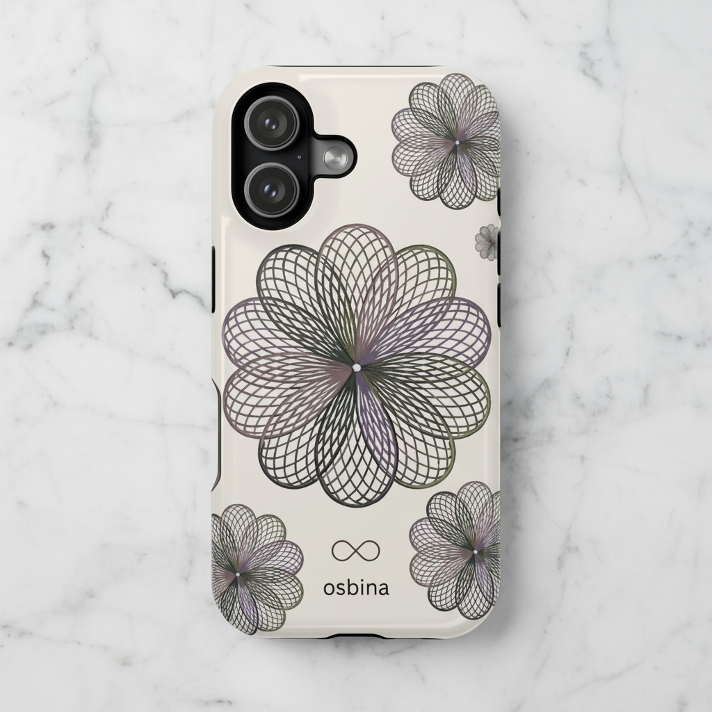 Infinity Spirograph Flat Lay