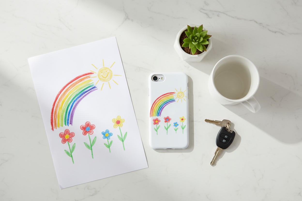 Kids Art Phone Case - Fresh