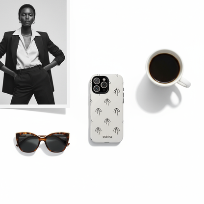 Linéa Flora Flat Lay - B&W