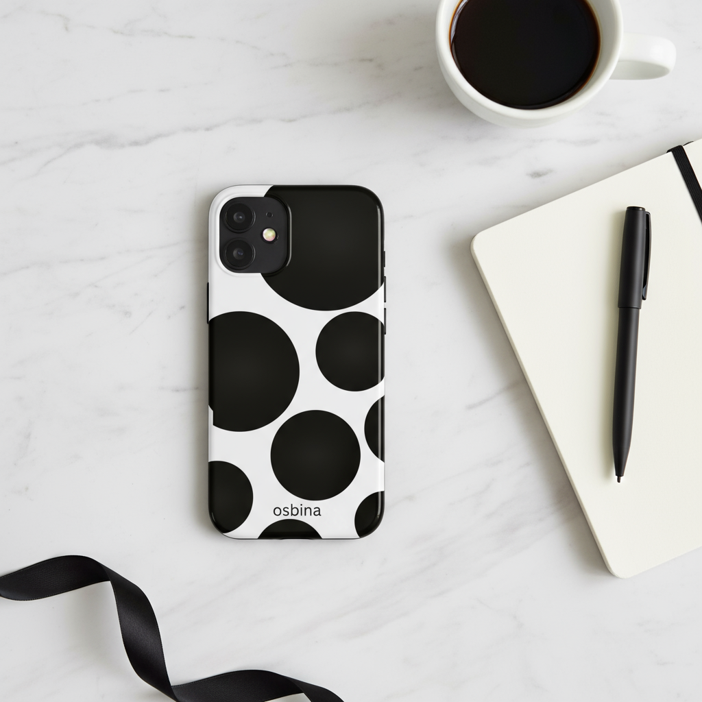 Noir Bubbles Flat Lay