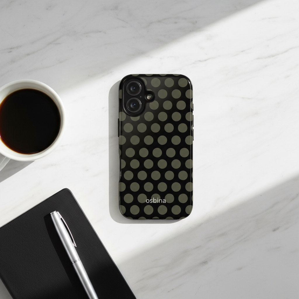 Onyx Chic Flat Lay - Your Case