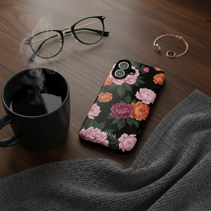 osbina | Peony Noir, Designer Case | The Aspen Collection