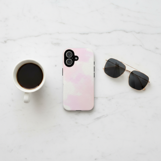 Pink Cotton Cloud Flat Lay - Simplified