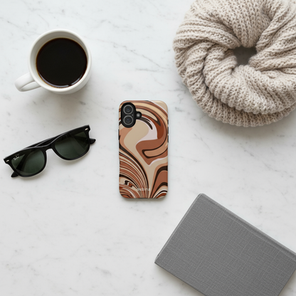 The Echo Phone Case Flat Lay