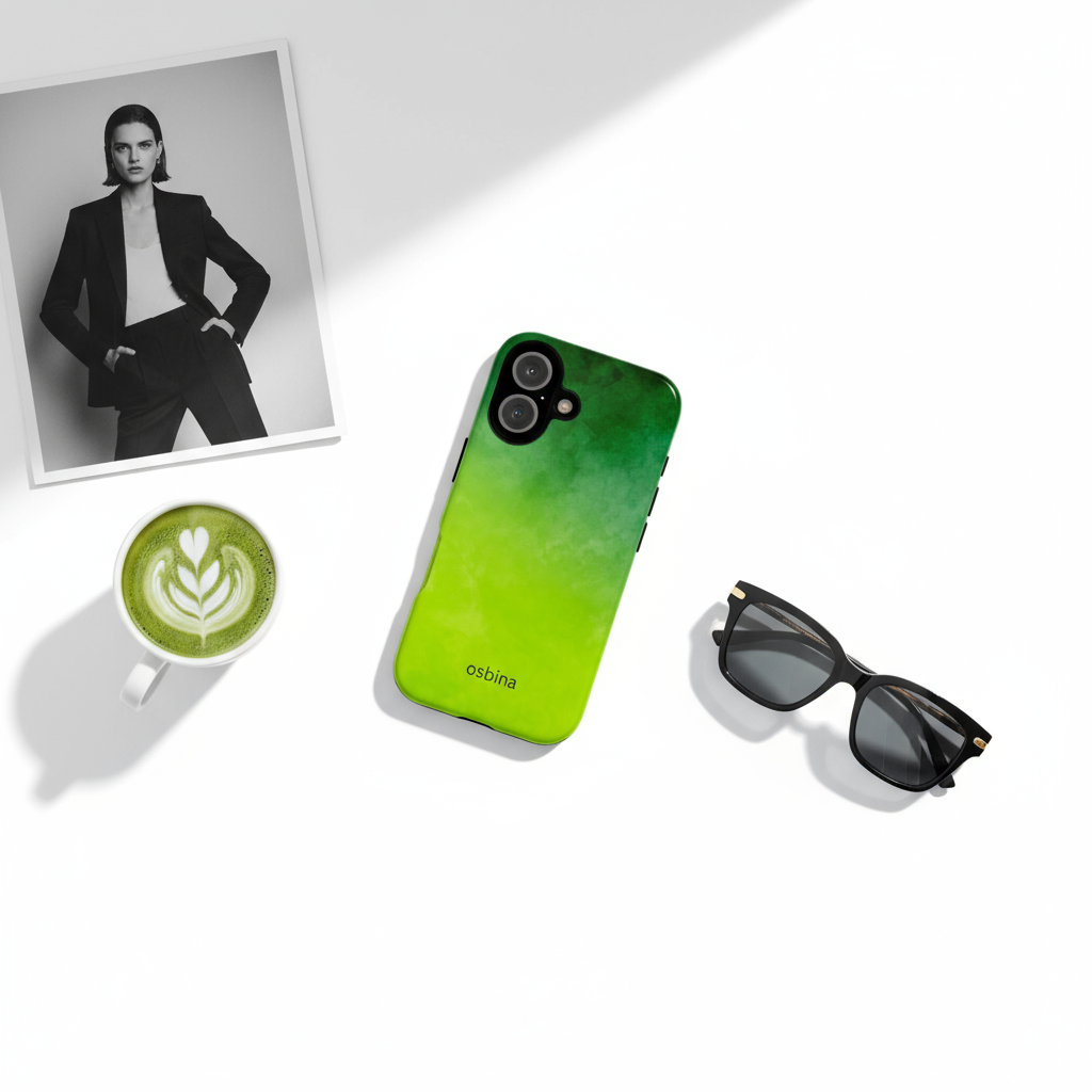 The Verde Glow Flat Lay