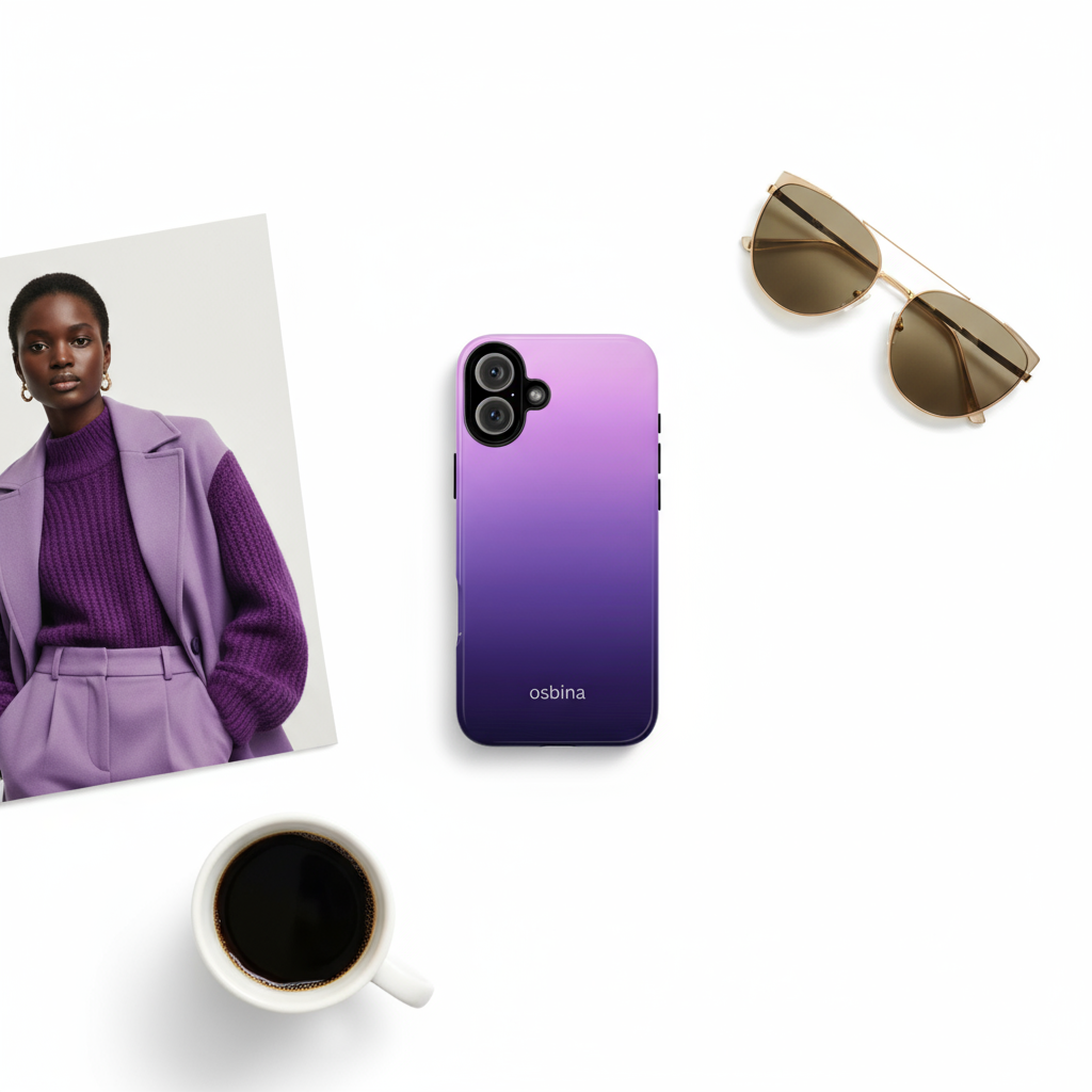 The Violet Haze Flat Lay - Female Model